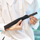 [HAND FAN] FULL MOON (BLACK) BRONZE | KARAKAMI (JAPANESE PAPER)｜KEIBIFUGETSU