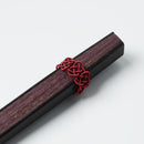 [HAND FAN] CRESCENT MOON (PURPLE) BRONZE | KARAKAMI (JAPANESE PAPER)｜KEIBIFUGETSU