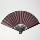 [HAND FAN] FULL MOON (PURPLE) BRONZE | KARAKAMI (JAPANESE PAPER)｜KEIBIFUGETSU