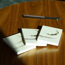 [STATIONERY] CRESCENT MOON (WHITE) | KARAKAMI (JAPANESE PAPER)｜KEIBIFUGETSU