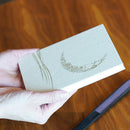 [STATIONERY] CRESCENT MOON (WHITE) | KARAKAMI (JAPANESE PAPER)｜KEIBIFUGETSU