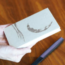 [STATIONERY] CRESCENT MOON (WHITE) | KARAKAMI (JAPANESE PAPER)｜KEIBIFUGETSU