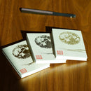 [STATIONERY] FULL MOON (WHITE) | KARAKAMI (JAPANESE PAPER)｜KEIBIFUGETSU