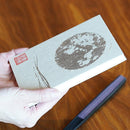 [STATIONERY] FULL MOON (WHITE) | KARAKAMI (JAPANESE PAPER)｜KEIBIFUGETSU