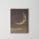 [STATIONERY] RED STAMP BOOK CRESCENT MOON (PURPLE) | KARAKAMI (JAPANESE PAPER)｜KEIBIFUGETSU