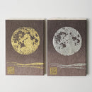 [STATIONERY] RED STAMP BOOK FULL MOON (PURPLE) | KARAKAMI (JAPANESE PAPER)｜KEIBIFUGETSU