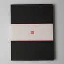 [STATIONERY] NOTEBOOK CRESCENT MOON (WHITE) | KARAKAMI (JAPANESE PAPER)｜KEIBIFUGETSU