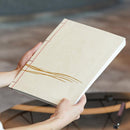 [STATIONERY] NOTEBOOK FULL MOON (WHITE) | KARAKAMI (JAPANESE PAPER)｜KEIBIFUGETSU