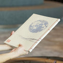 [STATIONERY] NOTEBOOK FULL MOON (WHITE) | KARAKAMI (JAPANESE PAPER)｜KEIBIFUGETSU