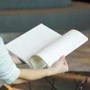 [STATIONERY] NOTEBOOK FULL MOON (WHITE) | KARAKAMI (JAPANESE PAPER)｜KEIBIFUGETSU