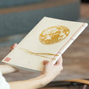 [STATIONERY] NOTEBOOK FULL MOON (WHITE) | KARAKAMI (JAPANESE PAPER)｜KEIBIFUGETSU