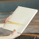 [STATIONERY] NOTEBOOK FULL MOON (WHITE) | KARAKAMI (JAPANESE PAPER)｜KEIBIFUGETSU