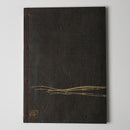 [STATIONERY] NOTEBOOK CRESCENT MOON (BLACK) | KARAKAMI (JAPANESE PAPER)｜KEIBIFUGETSU