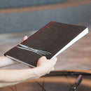 [STATIONERY] NOTEBOOK FULL MOON (BLACK) | KARAKAMI (JAPANESE PAPER)｜KEIBIFUGETSU