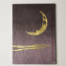 [STATIONERY] NOTEBOOK CRESCENT MOON (PURPLE) | KARAKAMI (JAPANESE PAPER)｜KEIBIFUGETSU