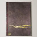 [STATIONERY] NOTEBOOK CRESCENT MOON (PURPLE) | KARAKAMI (JAPANESE PAPER)｜KEIBIFUGETSU