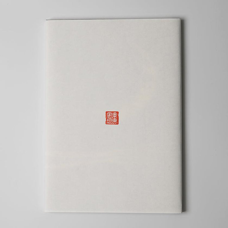 [STATIONERY] NOTEBOOK CRESCENT MOON (PURPLE) | KARAKAMI (JAPANESE PAPER)｜KEIBIFUGETSU