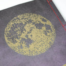 [STATIONERY] NOTEBOOK FULL MOON (PURPLE) | KARAKAMI (JAPANESE PAPER)｜KEIBIFUGETSU