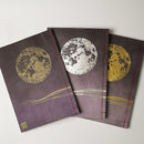 [STATIONERY] NOTEBOOK FULL MOON (PURPLE) | KARAKAMI (JAPANESE PAPER)｜KEIBIFUGETSU