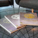 [STATIONERY] NOTEBOOK FULL MOON (PURPLE) | KARAKAMI (JAPANESE PAPER)｜KEIBIFUGETSU
