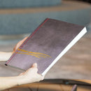 [STATIONERY] NOTEBOOK FULL MOON (PURPLE) | KARAKAMI (JAPANESE PAPER)｜KEIBIFUGETSU