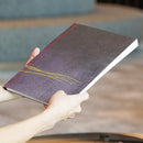 [STATIONERY] NOTEBOOK FULL MOON (PURPLE) | KARAKAMI (JAPANESE PAPER)｜KEIBIFUGETSU