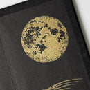 [FOLDING SCREEN (ROOM DIVIDER)] FULL MOON (BLACK) BRONZE (S) | KARAKAMI (JAPANESE PAPER)｜KEIBIFUGETSU
