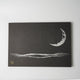 [ARTPANEL] CRESCENT MOON (BLACK) A3 | KARAKAMI (JAPANESE PAPER)EKEIBIFUGETSU
