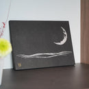 [ARTPANEL] CRESCENT MOON (BLACK) A3 | KARAKAMI (JAPANESE PAPER)｜KEIBIFUGETSU