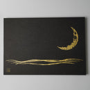 [ARTPANEL] CRESCENT MOON (BLACK) A3 | KARAKAMI (JAPANESE PAPER)｜KEIBIFUGETSU