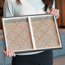 [ARTPANEL] FULL MOON (BLACK) A3 | KARAKAMI (JAPANESE PAPER)｜KEIBIFUGETSU