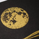 [ARTPANEL] FULL MOON (BLACK) A3 | KARAKAMI (JAPANESE PAPER)｜KEIBIFUGETSU