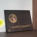 [ARTPANEL] FULL MOON (BLACK) A3 | KARAKAMI (JAPANESE PAPER)｜KEIBIFUGETSU