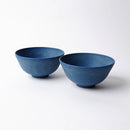 [BOWL] MATTE (M) BLUE PAIR SET | KYOTO-KIYOMIZU WARE | FUUU