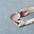 [SMALL DISH] HIBIKI RIM PLATE ROUND (SS) RED | KYOTO-KIYOMIZU WARE | FUUU