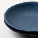 [DISH] MATTE PLATE ROUND (S) BLUE PAIR SET | KYOTO-KIYOMIZU WARE | FUUU