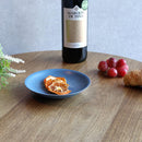 [DISH] MATTE PLATE ROUND (S) BLUE PAIR SET | KYOTO-KIYOMIZU WARE | FUUU