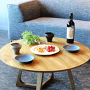 [DISH] MATTE PLATE ROUND (S) BLUE PAIR SET | KYOTO-KIYOMIZU WARE | FUUU