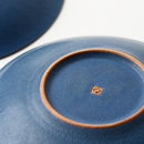 [DISH] MATTE PLATE ROUND (S) BLUE PAIR SET | KYOTO-KIYOMIZU WARE | FUUU