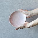 [DISH] HIBIKI PLATE ROUND (S) RED PAIR SET | KYOTO-KIYOMIZU WARE | FUUU