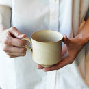 [MUG (CUP)] MATTE (SQUARE) PAIR SET BLACK & WHITE | KYOTO-KIYOMIZU WARE | FUUU