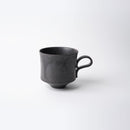 [MUG (CUP)] MATTE (SQUARE) PAIR SET BLACK & WHITE | KYOTO-KIYOMIZU WARE | FUUU