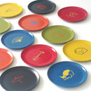 [SMALL DISH] UNSOUDO WOODBLOCK PRINT ANIMAL SERIES | LACQUERWARE | ISUKE