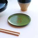 [SMALL DISH] UNSOUDO WOODBLOCK PRINT ANIMAL SERIES | LACQUERWARE | ISUKE