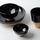 [DISH SET] KOROMO 4-PIECE SET (PLATE, BOWL, SAKE CUP, CUP) | LACQUERWARE | ISUKE