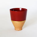 [DISH SET] KOROMO 4-PIECE SET (PLATE, BOWL, SAKE CUP, CUP) | LACQUERWARE | ISUKE