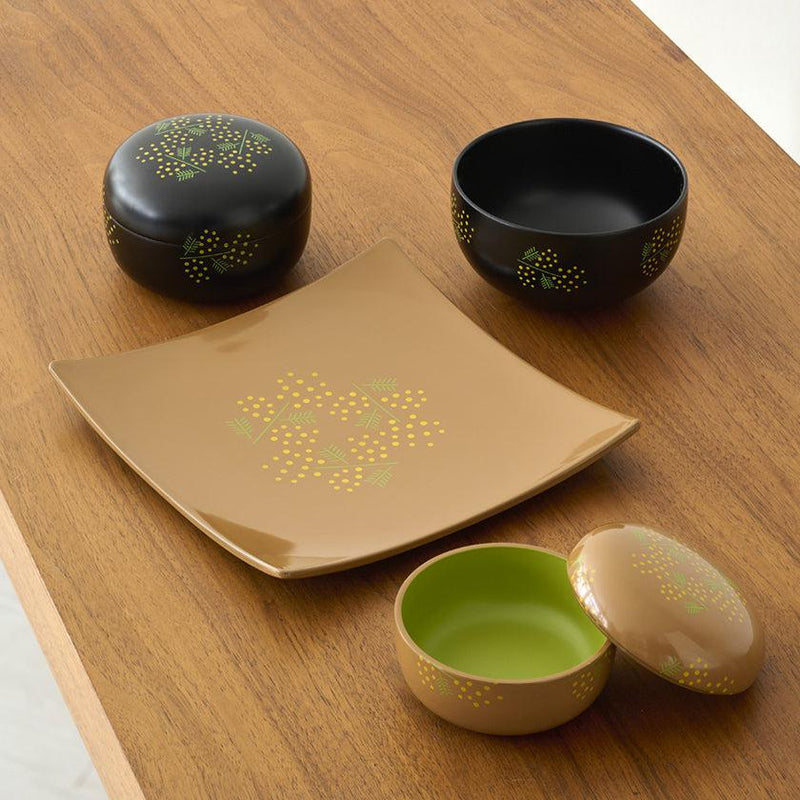 [CASE] MIMOSA BONBONNIERE (L) | LACQUERWARE | ISUKE