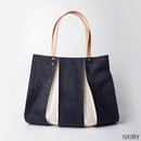 [TOTE BAG] OUGI DENIM WH | FABRIC ART | KOSHO