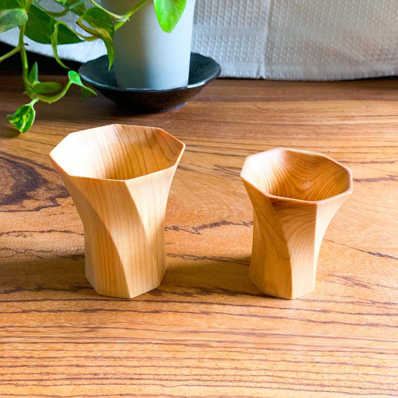 [CUP] MASU (WOODEN SAKE CUP) | WOODWORKING | KINO-SACHI