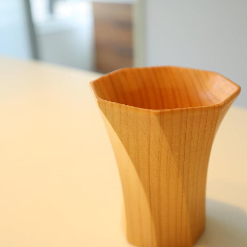 [CUP] OCTAGONAL TWISTED MASU (S) | WOODWORKING | KINO-SACHI